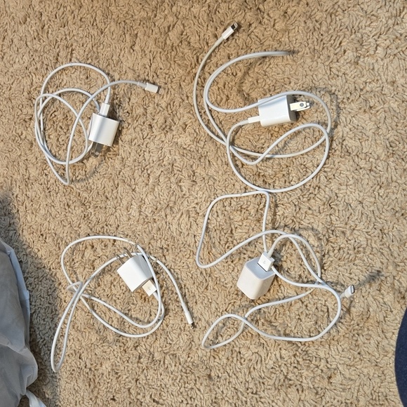 Apple USB‎ A to Lighting Charging Cable & Power Brick. - Picture 1 of 3